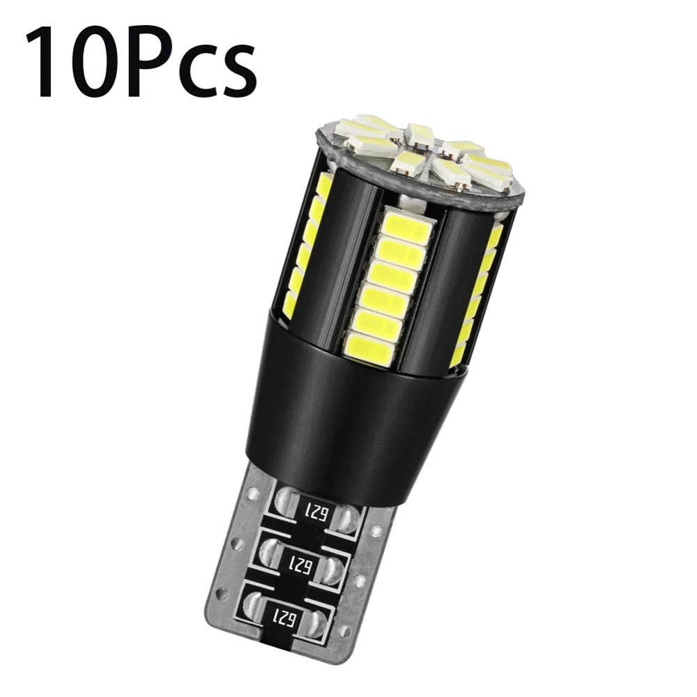 

10pcs White Car Light T10 LED Lights Bulb auto led lamps 12v for Car Interior Dome Map Door License Plate Light Signal Lamp