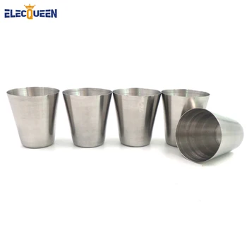 

30ml Stainless Steel Cups Wine Beer Whiskey Mugs Outdoor Travel Cup Cups Set for wine bar ,5 pcs/lot