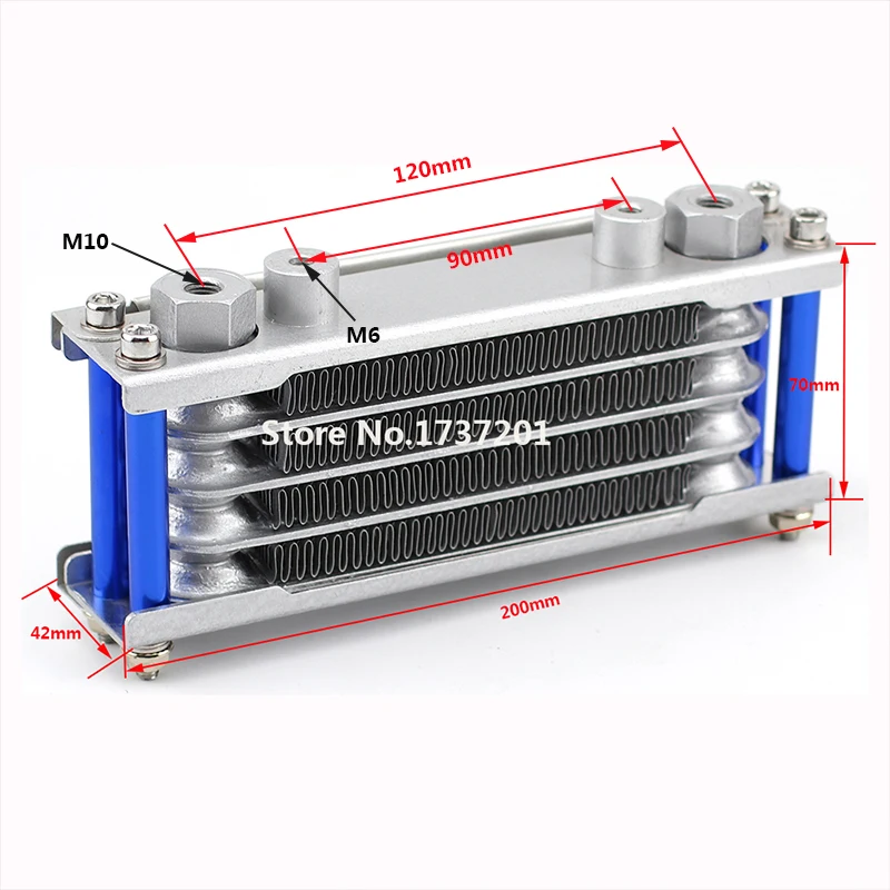 Oil Cooler for Dirt Bike Pit Bike Monkey ATV Quad Motorcycle Radiator Oil Cooler Cooling ATV 110cc 125CC 140cc
