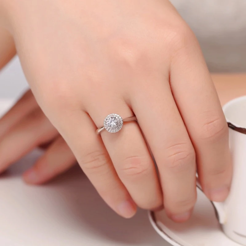Luxury Wedding Rings For Women Cincin Wanita Engagement Cheap Rings For Woman Bague Femme Lovers CZ Jewerly  CC105 6