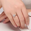 Luxury Wedding Rings For Women Cincin Wanita Engagement Cheap Rings For Woman Bague Femme Lovers CZ Jewerly  CC105 6