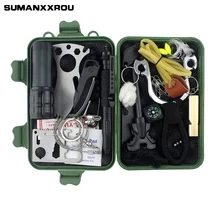 22 шт./компл. Водонепроницаемый Safety Equipment Чехол сухой Портативный инструментальный ящик открытый Для рыбалки с изогнутым наконечником ножевой фонарик 19*12,5 см