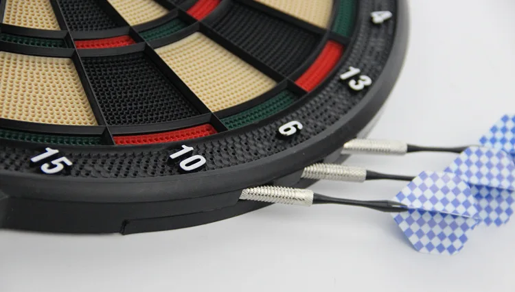 Новейшая горячая Распродажа 15 дюймов крытый ABS светодиодный Dartboard электронная Dartboard с 6 латунными Дартс Магнитная dartboard