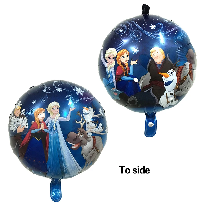 

1 PCS Elsa Anna Olaf Snow Ice Queen Princess foil balloons Birthday party decorations kids Wedding party supplies gifts balls