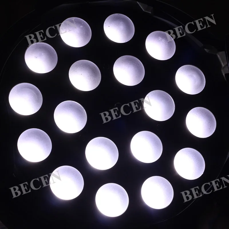 12 шт./лот 18x6in1 PAR Light RGBWA УФ Крытый par может осветить зум, led свет равенства для свадьбы DJ