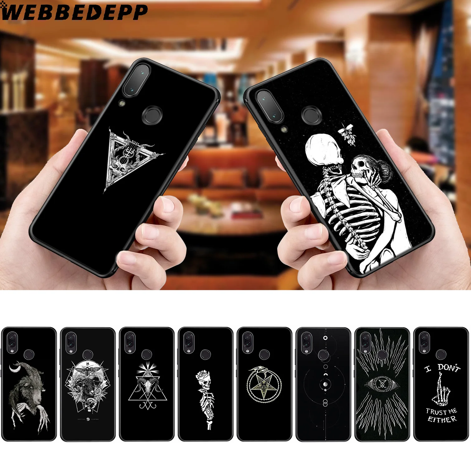 Мягкий чехол WEBBEDEPP Devil Satan для Xiaomi Redmi K20 7A 4A 4X 5 5A 6 6A S2 Note 8 4 7 Pro Plus Prime |