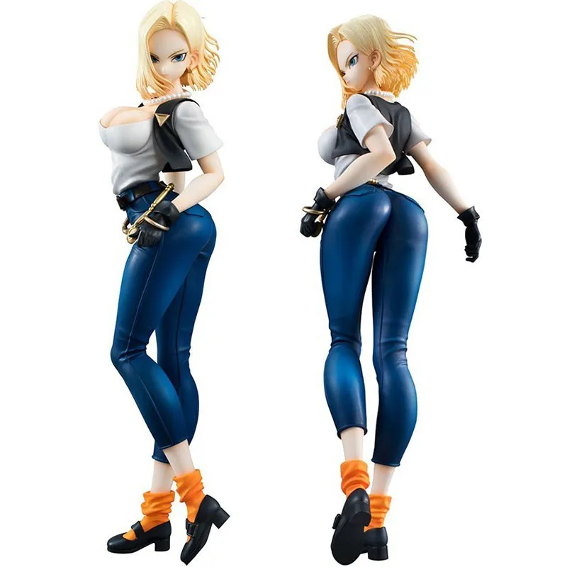 

Dragon Ball Artificial Man No. 18 Dragon Ball Girl 2 Generation Standing Man-made Man Anime Model Character Action Figur