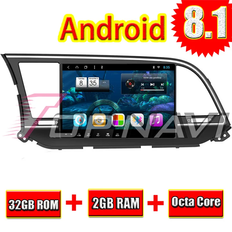 2din android car gps For Hyundai Elantra 2016