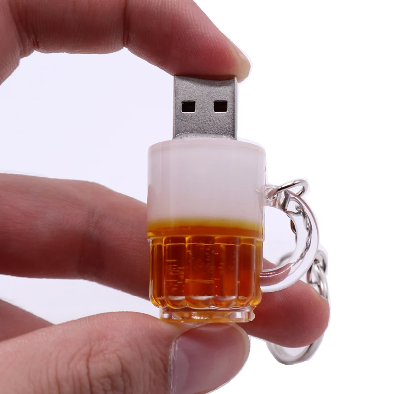 Usb флэш-накопитель пивной стиль пластиковая ручка привода 32 Гб 64 Гб Высокое качество флешки карта памяти usb диск cle usb устройство флэш-памяти подарок