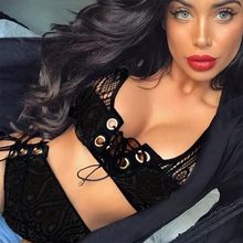 

Wade Sea Black White High Waist Swimsuit Lace Bikini Set 2018 Sexy Solid Bikinis Push Up Swimwear Women Bathing Suit Swim