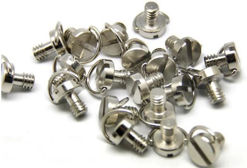 

5Pcs 1/4 D-Ring Stainless Steel Camera Screw for DSLR Camera / Tripod / Quick Release Plate