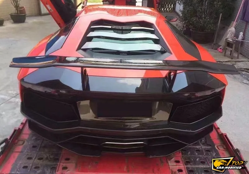 Бесплатная доставка для Lamborghini Aventador LP700 DMC MOLTO Veloce База Вышивка Крестом Пакет Стиль заднее крыло