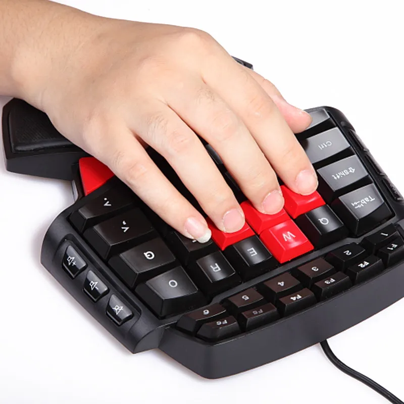 T9 One Hand Keyboard One Hand Gaming Keyboard Single Hand Gaming