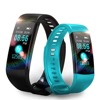 

Y5 Smart Watch Fitness Bracelet Heart Rate Tracker Pedometer Blood Pressure Monitor Color Screen Smartwatch IP67 Waterproof