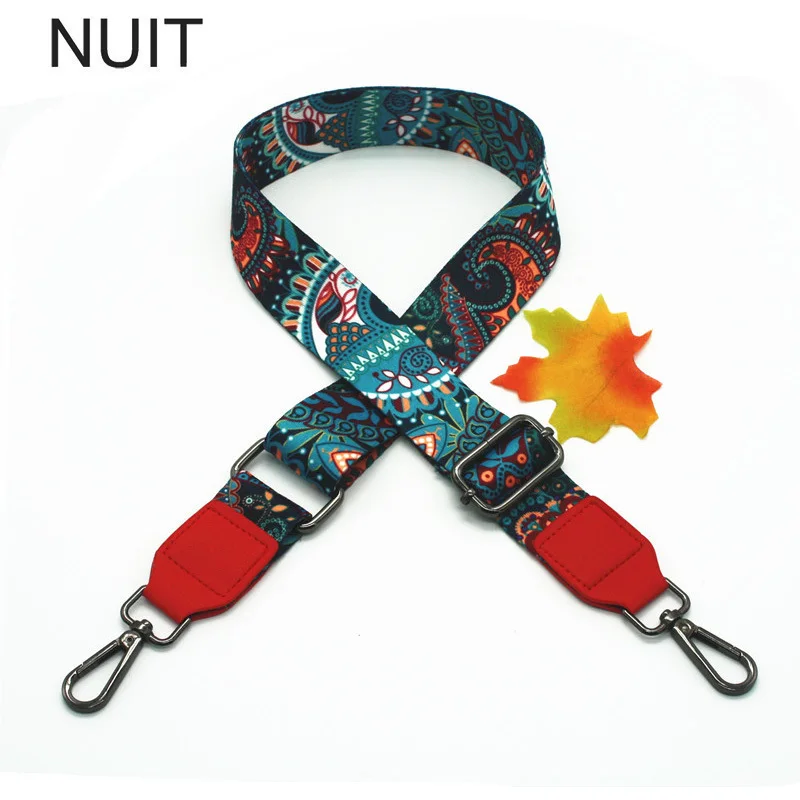 

Lady Colorful Cotton Boho Chain Adjustable Strap Belt For Bags Woman Handbag Strap Accessories Shoulder Bag Handbag Belt