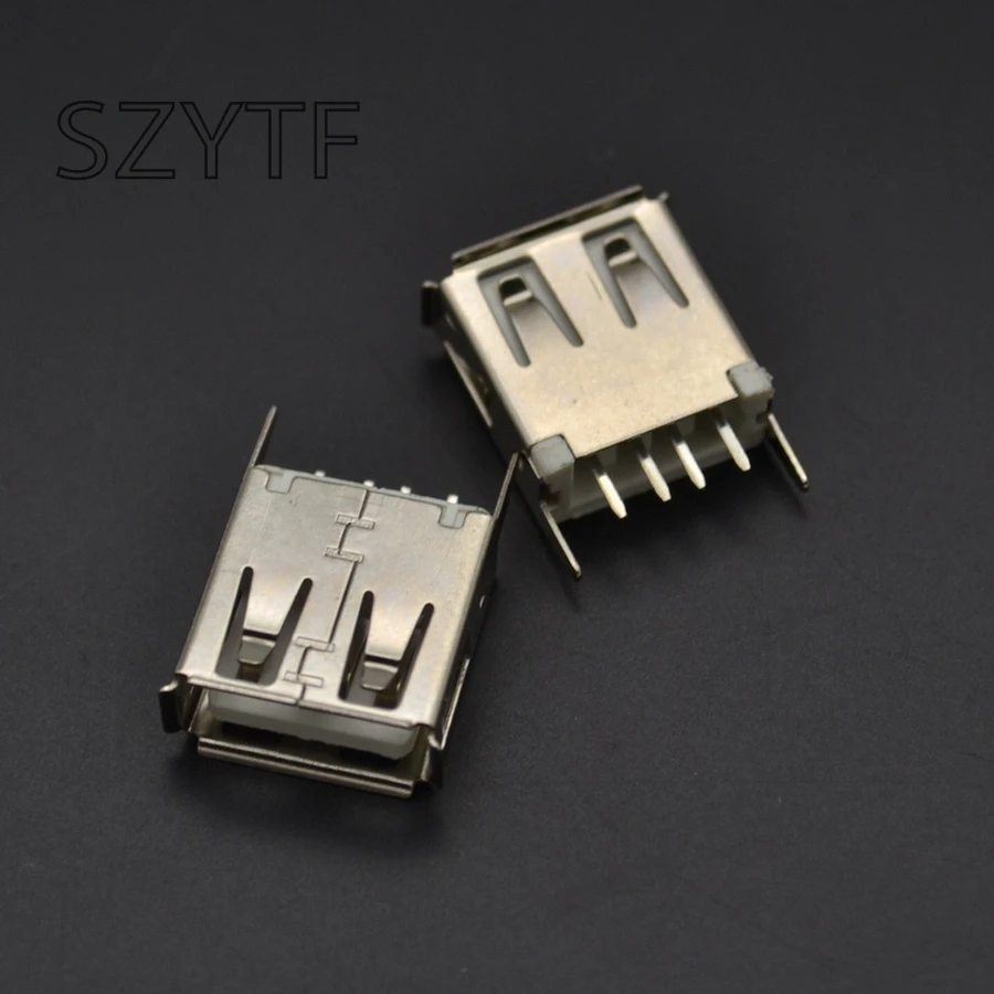 500 шт./уп. Вертикальная 180 градусов прямой женский USB A интерфейсы муфтовый