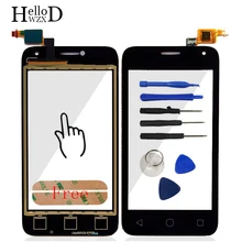 AAA 4.0 “Écran tactile Digitizer Panneau de Verre Pour Alcatel One Touch Pixi Première OT 4024 OT4024 OT-4024 OT4024D 4024D 4024X Adhésif