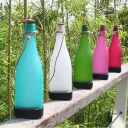 Фонари работающие на солнечной энергии светодиодная бутылка подвесной светильник Пластик украшение для винной бутылки MDJ998