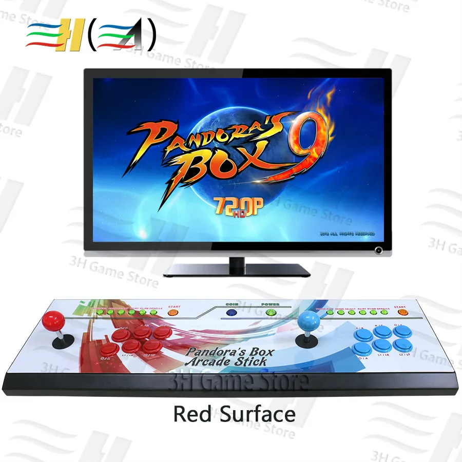 Встроенный бокс Pandora's Box 9 1500 В 1 игровая консоль для аркадных игр 2 игрока