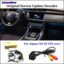 Liandlee, автомобильная оригинальная система обновления экрана для Jaguar XE XF XFL, камера заднего вида, цифровой декодер, дисплей плюс