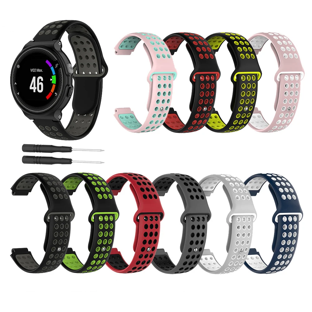 Uhrenarmband für Garmin Approach S5 S6 S20 Forerunner 220 230 235 620 630 735 Uhrenarmband für Garmin Approach S5 S6 S20 Forerunner 220 230 235 620 630 735