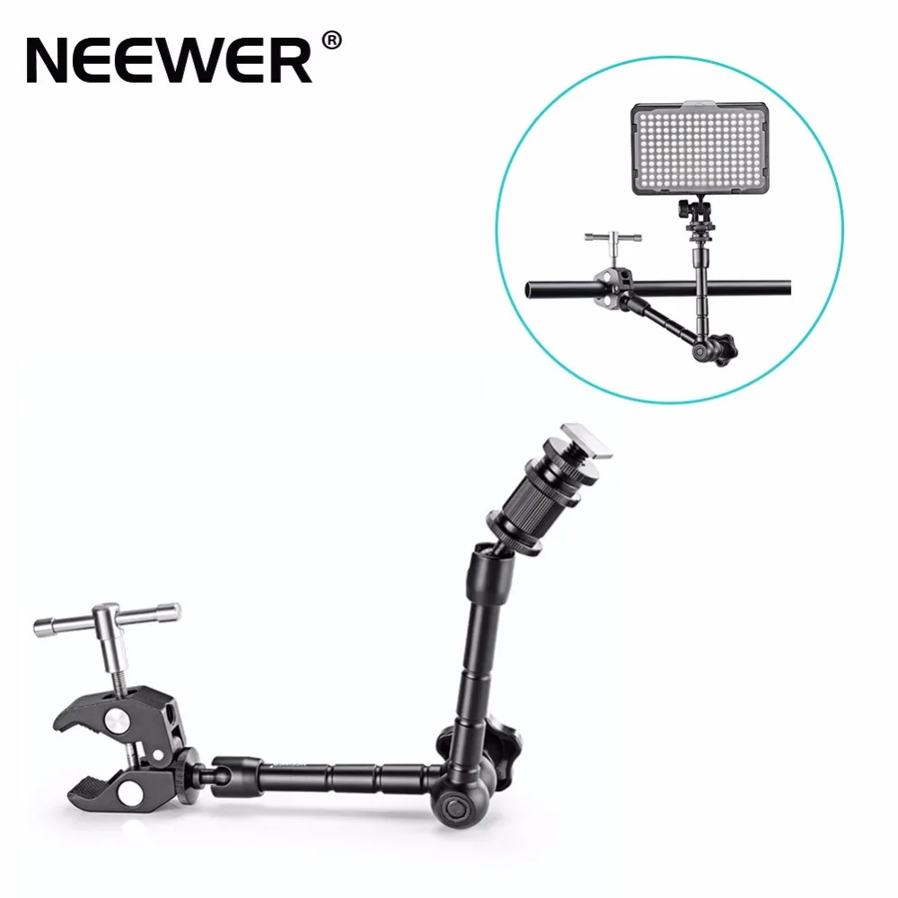 Neewer 11 &quot/28 см регулируемая фрикционная рукоятка и большой зажим плоскогубцы для