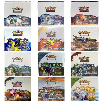 Us 1648 25 Off36 Packs Per Box Pokemon Tcg Sun Moon Forbidden Light Booster Sealed Box Collectible Trading Card Set Child Toy Gift In Action