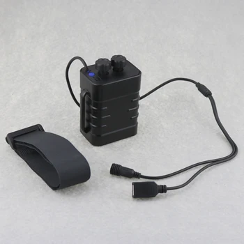

Waterproof 18650 Bicycle Light Battery Pack Case USB 5.V + DC 8.4V Output External Battery Power Bank For Mobile Phone