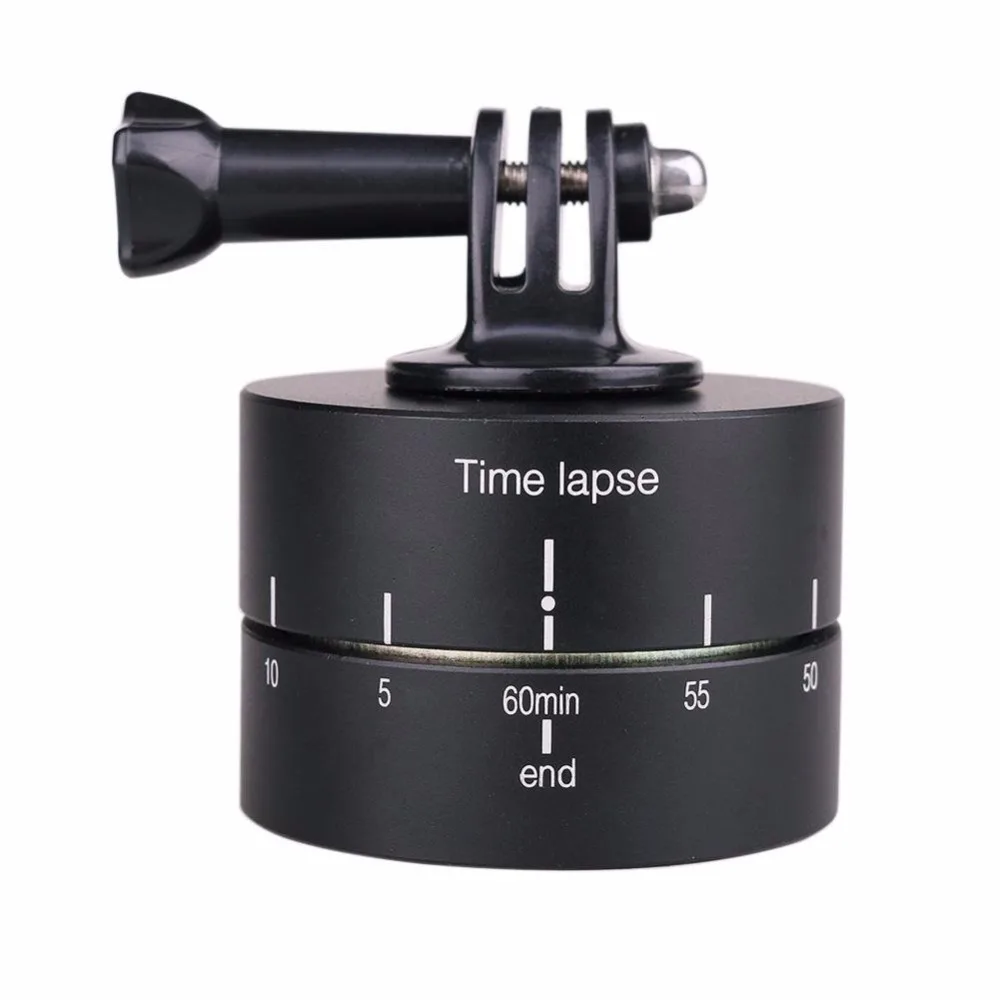 

Rotate Tripod Delay Stabilizer Time Lapse Shooting 60min 120min Timer for Gopro Hero 7 6 5 4 3+ Session SJCAM Xiaomi Yi Lite 4K