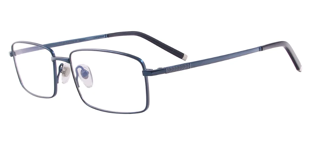 Мужская половина оправы из титана очки Квадратные очки оправа для рецептурных линз Близорукость для чтения прогрессивные