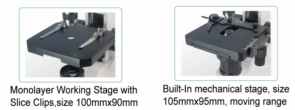 Phenix/детский подарок 40X-1600X Metal Биологический микроскоп Монокуляр трубки для студентов и лаборатория клинической