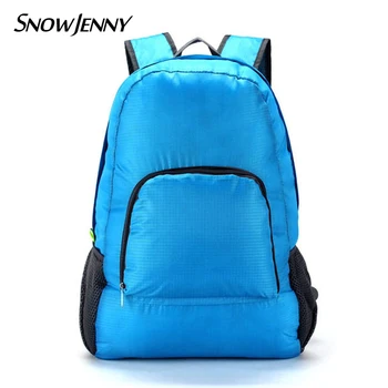 

SnowJenny SJ Brand Light Travling Bag Rucksack Folding Backpack Waterproof Schoolbag Lightweight Bag