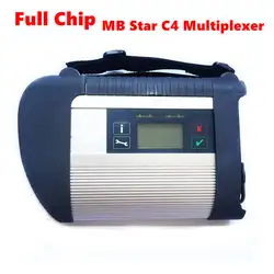 Полный чип MB Star C4 Мультиплексор MB SD подключения компактный 4 Основной блок инструменту диагностики с функцией Wi-Fi SD звезда C4 без кабеля