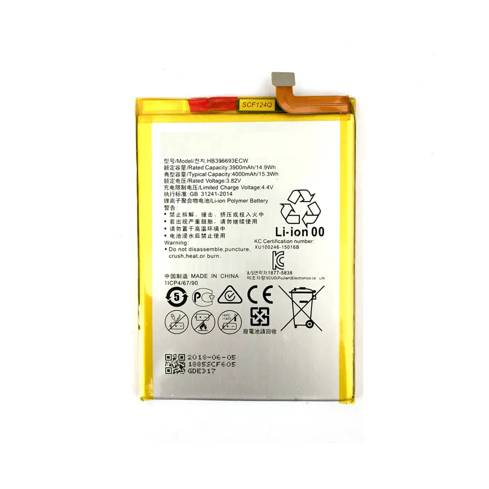 

Tested High Quality HB396693ECW battery For Huawei Mate 8 NXT-AL10 NXT-TL00 NXT-CL00 NXT-DL00 mate8