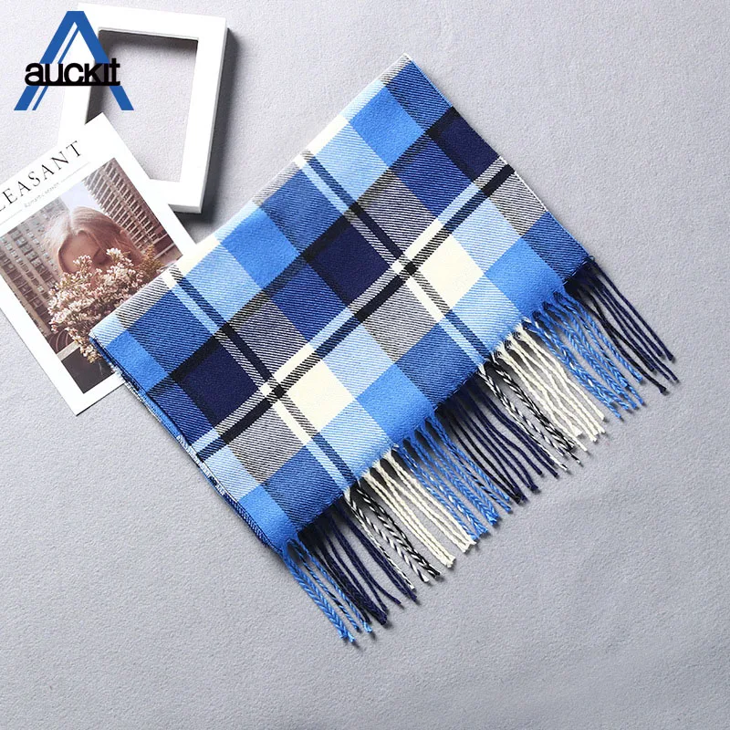 

2018 Autumn And Winter New Fashion Scarf England Plaid Cashmere Unisex Scarf Warm Shawl Dual-use Scarf