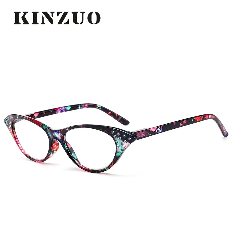 

KINZUO Light and transparent fashion ladies'special reading glasses Cat Eye Glasses Prescription Glasses for hyperopia