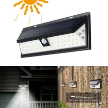 

44/54 LED Solar Lamp Security Motion Sensor Wide Angle Light Garden Yard Wall Eco-friendly Solar-powered Outside Wall Lights