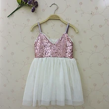 Платье из тюля с блестками для девочек г. Новые летние модные кружевные праздничные платья принцессы с v-образным вырезом Детская одежда высокого качества, 4 цвета