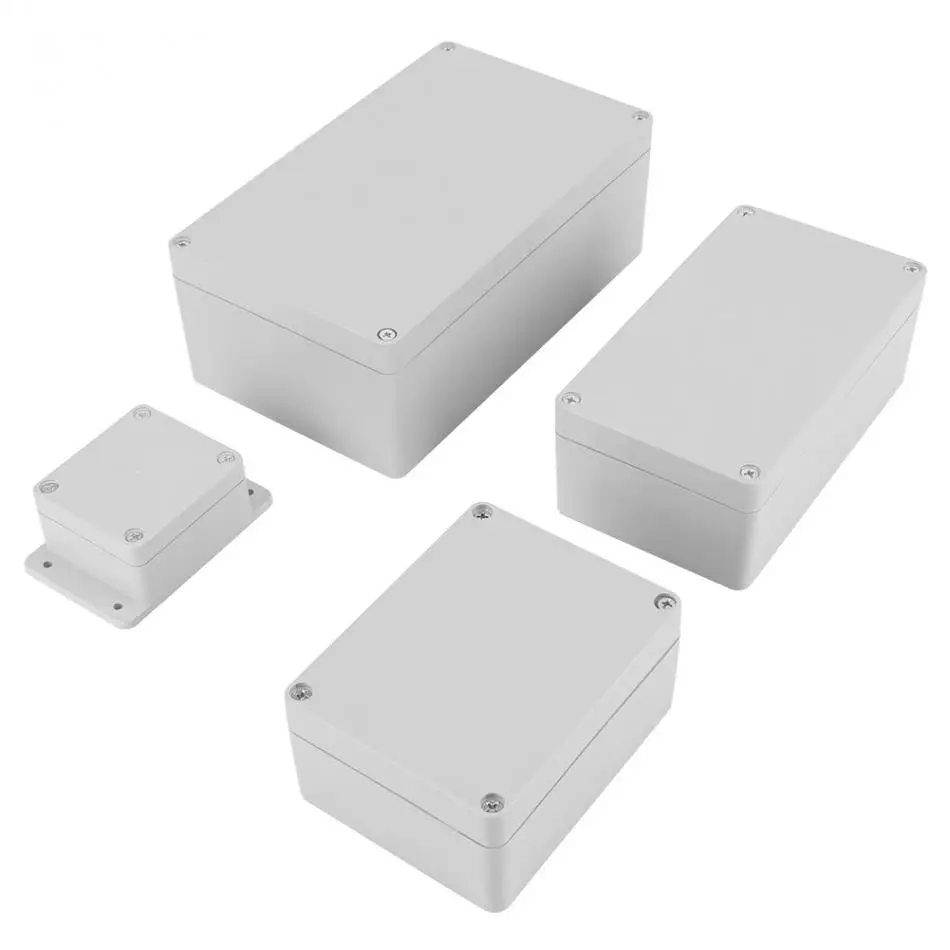 

Water-resistant Connection Box IP65 ABS Electrical Project Box Enclosure Instrument Case Wiring 4 Sizes optional Factory Price