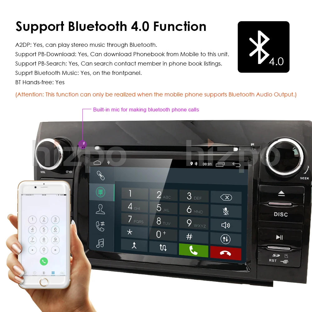 Flash Deal 7 Inch 2 Din HD 1024x600 Quad Core Android 8.1 Car DVD GPS For Toyota Tundra Sequoia 2008-2013 Stereo Radio 4G WiFi OBD DVR DAB+ 12
