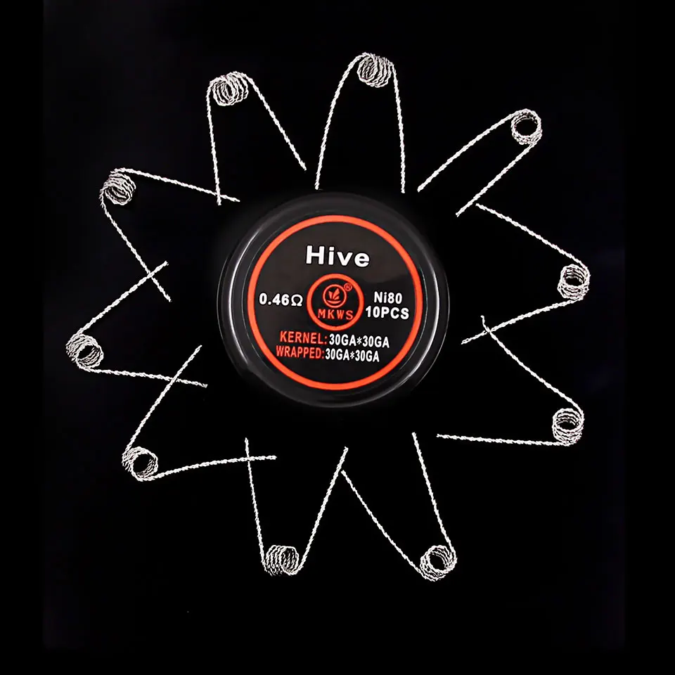 Готовые провода Hive SS316L 0 57ohm NI80 46ohm катушки сопротивления нагреву для rda rta rdta