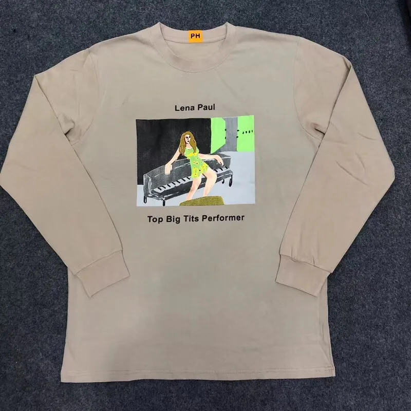 Kanye West X, футболка для мужчин и женщин, 1:1, высокое качество, повседневные футболки с длинными рукавами, футболки, футболка