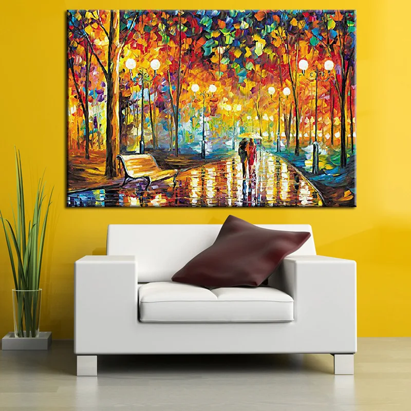 

5D Diamond Painting Cross Stitch Night Walk Round / Square Full Diamond Living Room New Diy Handmade European Home Decoration