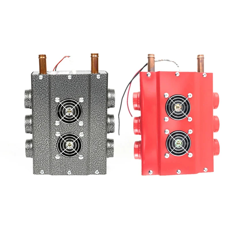12 В Высокое качество 6 портов автомобиля медный Железный нагреватель монтажные кронштейны набор