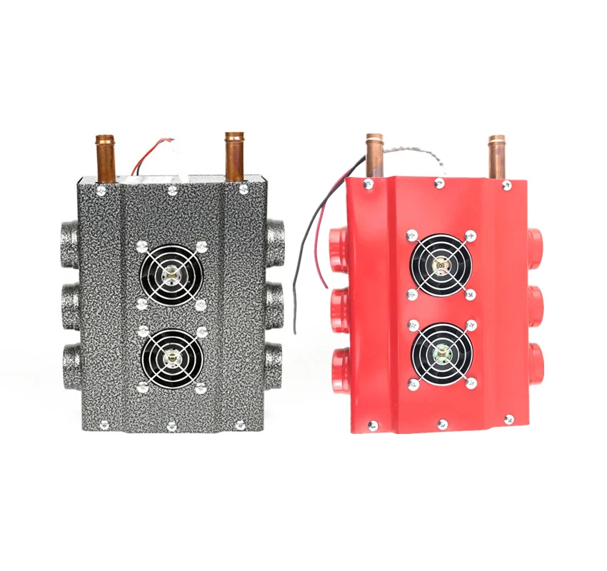 12V High Quality 6 Ports Car Vehicle Copper Iron Heater Mounting Brackets Set