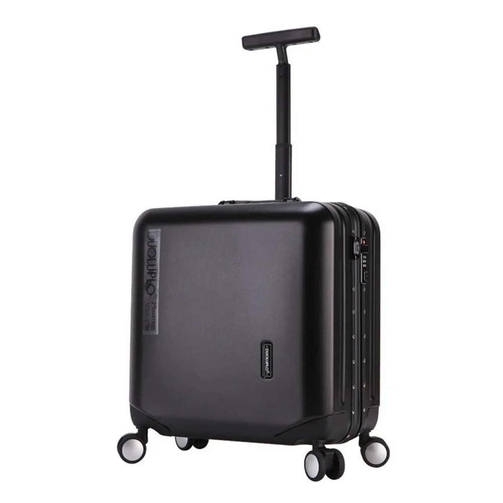 Новая мода 18 дюймов чемодан на колесиках пароль коробка Женский коммерческий компьютер чемодан на колесиках для мужчин женщин Свежий маленький багаж