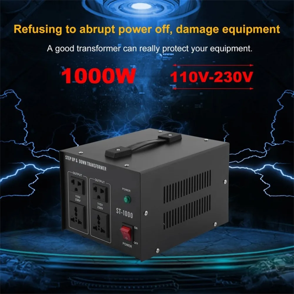 

Newest 200W Step Up Down Voltage Transformer 110V To 230V AC Power Converter For Juicer Refrigerator Microwave Printer UK Plug