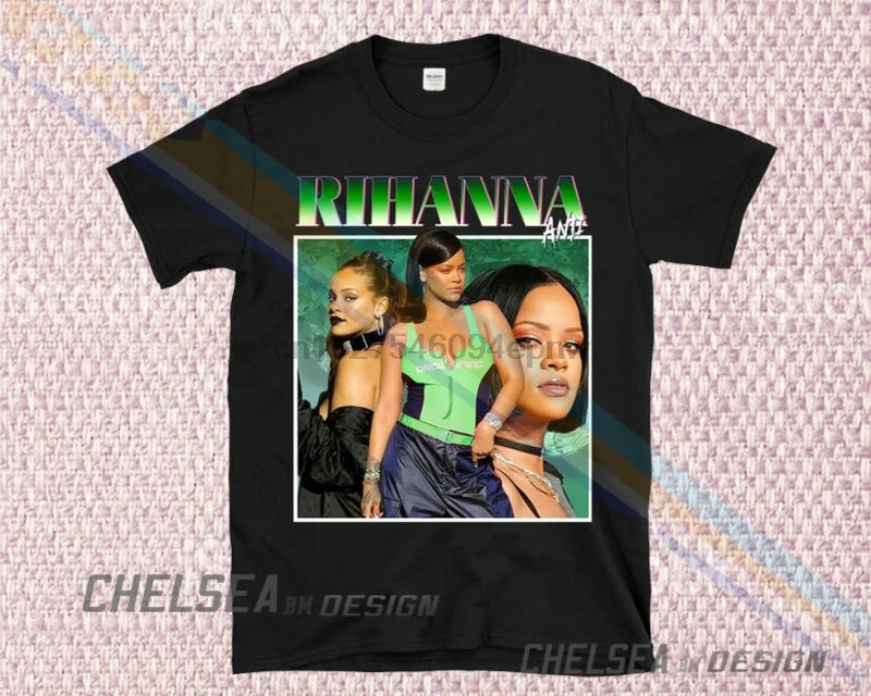 Inspired By RIHANNA T shirt Merch Tour Limited Vintage Rare Gildan 1rw ...