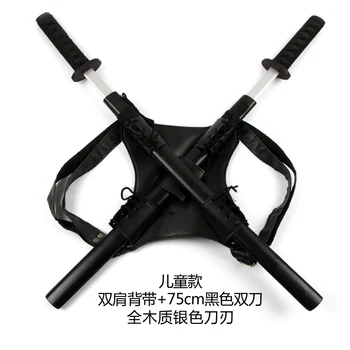 

1:1 Cosplay Weapon Prop Movie Deadpool Sword Knife Role Play Halloween Cos Gift Safety Wooden Sword Halloween Cosplay Props