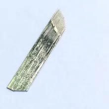 100 шт. Нержавеющая сталь Вышивка Крестом Иглы 17 Вышивка Крестом Иглы микро пункция для 3D для бровей microblading постоянный Макияж microblading ручки лезвия